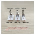 thumbnail image 2 of 10pcs T652 Sewing Machine Feet Sewing Hemmer Foot Universal 6MM 9MM 12MM Medium Speed Presser Foot T-type Presser Foot ,Easy to Install, 2 of 5
