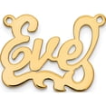 thumbnail image 2 of 10k Yellow Gold Polished Name Plate Material Primary - Delicate Breathtaking Vibrant Bring sparkle and sophistication to your day, 2 of 4