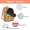 thumbnail image 4 of Beautifully Designed Sunflower Backpack with Tech Compartment Ideal for School and Career Needs Comfortable Carry Recognition Gift, 4 of 5