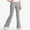 Gray, variant on OGLCCG Girls Flare Leggings Solid Color Soft School Uniform Bell Bottoms Pants High Waisted Flared Leggings for Teen Girls 3-14 Years