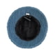 thumbnail image 2 of Gorro de pescador de felpa suave y cálido para mujer, de piel sintética, color azul, talla única, para invierno, 2 of 3