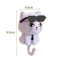 thumbnail image 6 of sunsanly Storage Hook Strong Load-bearing Waterproof Cartoon Cat Shaped Coat Hook Scarf Bag Hanger Hook Wall Decoration, 6 of 8