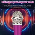 thumbnail image 2 of HAHDAXIA Mini Microphone,Portable Vocal Tiny Microphone, Asmr Microphone,Phone Microphone, Mini Karaoke Microphone for Voice Recording Chatting and Singing On iPhone,Android,Laptop Notebook（, 2 of 7