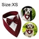 thumbnail image 2 of Bandana de boda para perro, collar para perro con pajarita, disfraz de cumpleaños, esmoquin ajustable para fiesta de mascotas, rayas rojas, 2 of 5