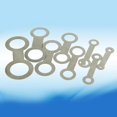 Tnarru 8 Pieces Saxophone Repair Pad Tools Stainless Steel Kit Woodwind ...