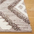 thumbnail image 3 of SAFAVIEH Natura Regena Diamond Area Rug, Dark Grey/Ivory, 6' x 6' Square, 3 of 7
