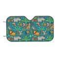 thumbnail image 7 of Balery Jungle Animals Windshield Sun Shade, Car Front Window Sunshade Cover ,Automotive Interior Portected Blocks Uv Rays For Car Pickup Truck Suv Accessories- Small, 7 of 7