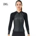 thumbnail image 1 of DIVE SAIL Diving Suit 2MM Long-sleeve Short Pants Wetsuit Rash Guards Exquisite Craftsmanship Cool Body Feeling Snorkel Suits female shirt XXL, 1 of 7