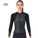 thumbnail image 2 of DIVE SAIL Traje de buceo 2MM Pantalones cortos de manga larga Traje de neopreno Rash Guards Artesanía exquisita Sensación de cuerpo fresco Snorkel Trajes camisa femenina XXL Methold OD019363-12, 2 of 7