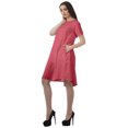 thumbnail image 2 of Moomaya Short Sleeve Dresses Women Scoop Neckline Solid Dresses With Pockets, 2 of 6