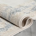thumbnail image 6 of Well Woven Gemme Ivory Vintage Oriental Medallion Soft Glam Distressed Area Rug 5x7 (5'3" x 7'3"), 6 of 8