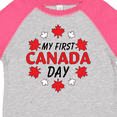 thumbnail image 4 of Inktastic My First Canada Day with Red and White Maple Leaves Boys or Girls Toddler T-Shirt, 4 of 5