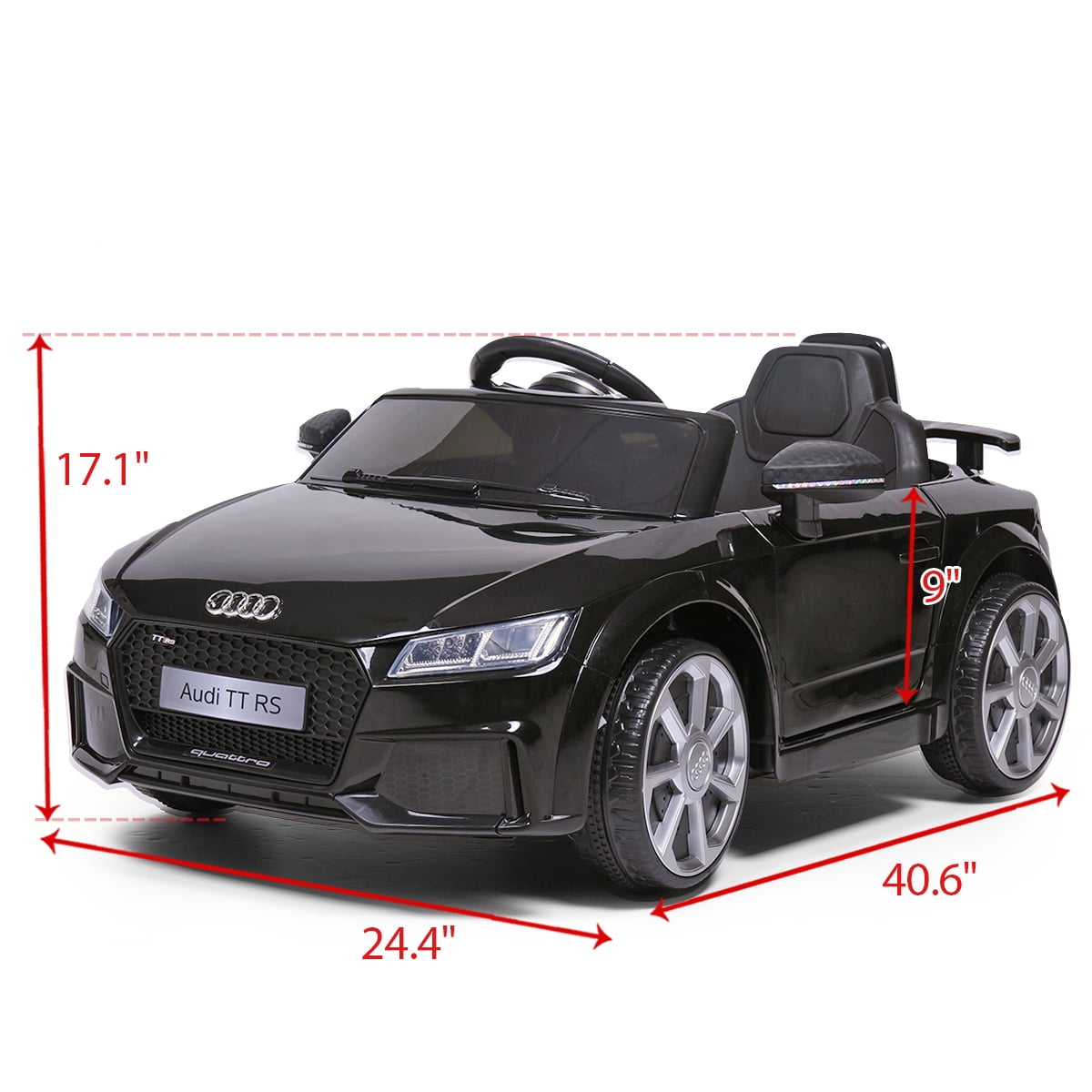 audi tt rs battery powered ride on