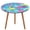style, variant on Flamingo Pattern Round Fitted Tablecloth with Flannel Backing Elastic Table Cloth Waterproof Oil-Proof Plastic Table Cover Table Up 40"-54" Diameter)