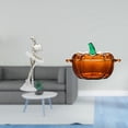 thumbnail image 2 of Figura De Bailarina Moderna Con Tapa De Cristal En Forma De Calabaza, Adorno Creativo De Escritorio Para Dormitorio, Chimenea, Oficina, Entrada, Tarro De Galletas, Color Naranja., 2 of 8
