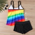 thumbnail image 4 of Women's Plus Size Bikini Set Printed Camisole Two Piece Sexy Swimsuit for Beach Vacation Summer,Multicolor,3XL, 4 of 5