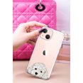 thumbnail image 3 of WIRESTER Soft TPU Clear Case Slim Protective Cover for Apple iPhone 13 6.1" 2021, Animal White Toy Poodle Puppy Dog, 3 of 3