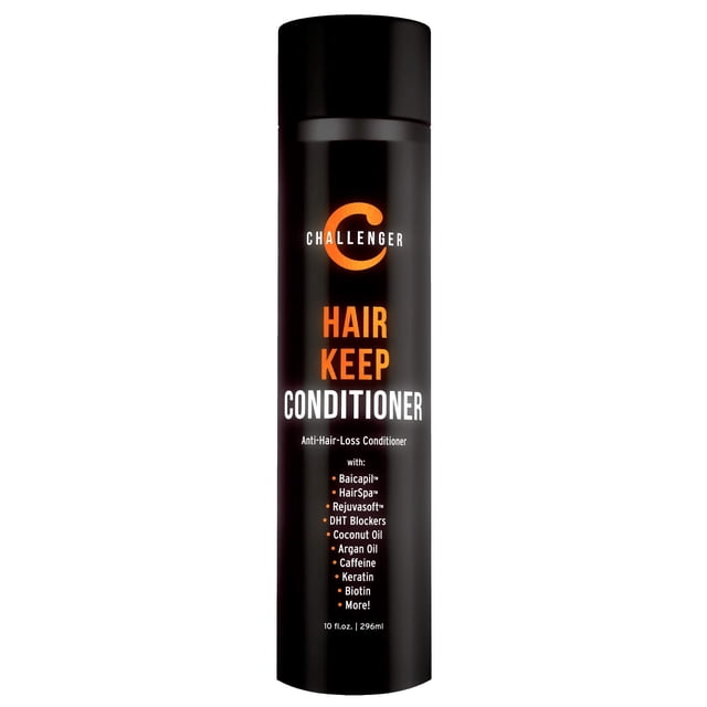 Acondicionador Challenger para mantener el cabello para hombres, 10 onzas | Acondicionador que bloquea el crecimiento del cabello DHT | con Baicapil Rejuvasoft HairSpa | Cafeína Biotina Argán y Aceite