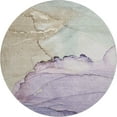 thumbnail image 2 of Addison Rugs Mayfield Premium Machine Washable Transitional Modern Lavender Round Rug, 8' x 8', 2 of 6