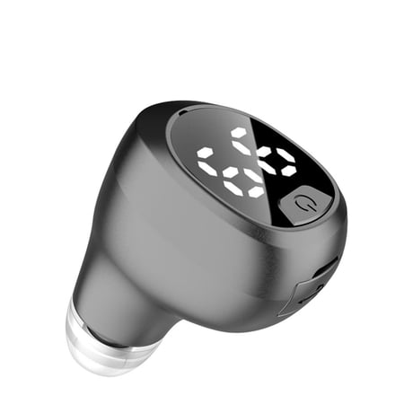 JOGZMZ Wireless Bluetooth Earbuds LED Power Display Monaural Hanging Ear Type Bluetooth 5.2 Business Make and Receive a Phone Call IPX5 Suitable for Sports Running