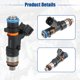 thumbnail image 4 of Coche Combustible Inyector Boquilla para Nissan Armada - 6 Uds Negro, 4 of 7