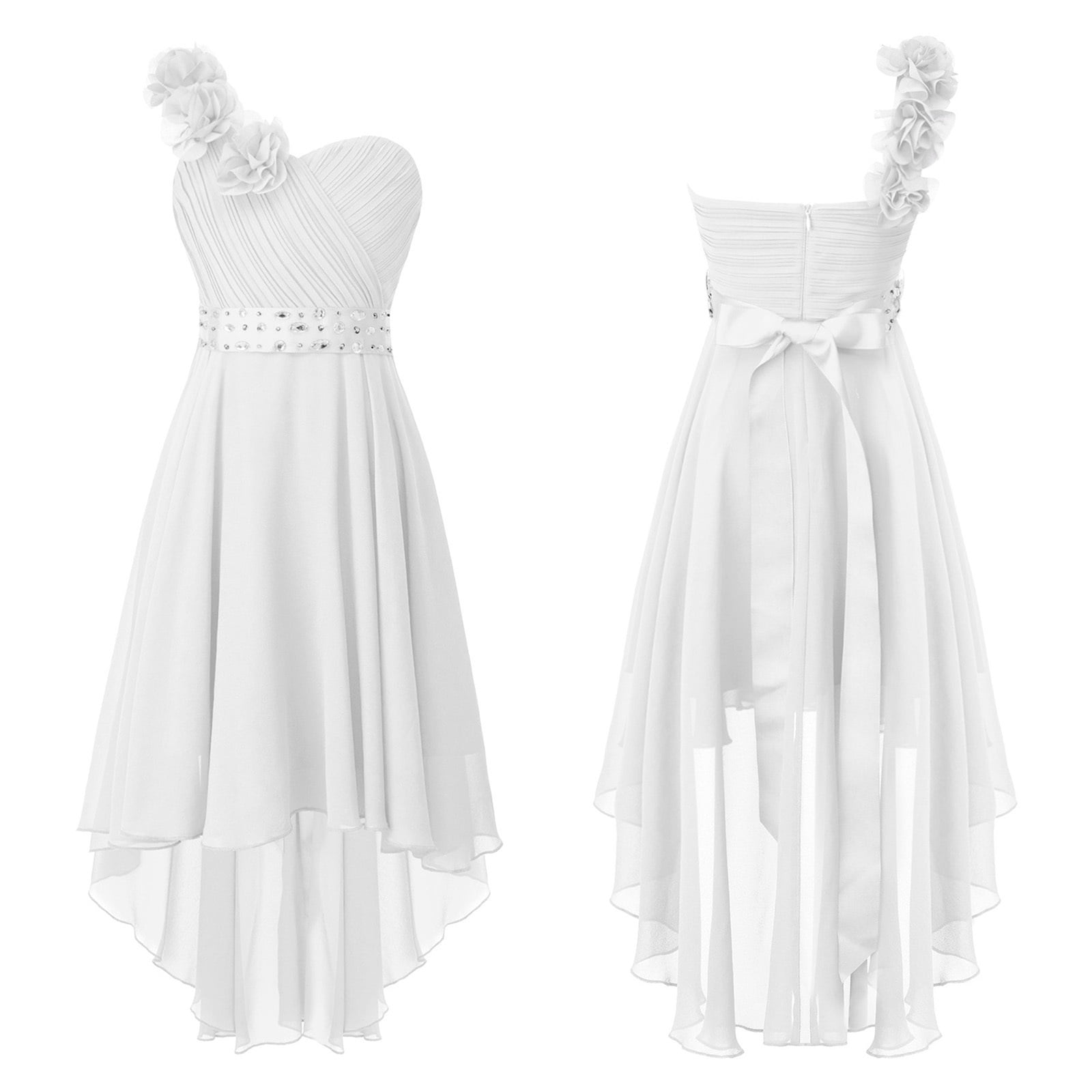 flower wedding gown
