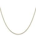 thumbnail image 2 of Primal Gold 14 Karat Yellow Gold Diamond-cut .65mm Spiga Pendant Chain, 2 of 4