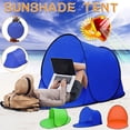 thumbnail image 2 of Pop Up Beach Tent - Instant Sun Shelter with UV Protection & Waterproof Canopy - Portable Mini Tent for Camping, Fishing, Park Outings & Pet Shade - Includes Storage Bag, 2 of 8