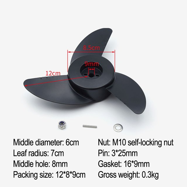 1xMarine Boat Accessory Outboard Engine Propellers Electric Trolling Motor Parts