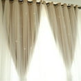 thumbnail image 6 of Orchip Kids Beige Solid Print Rod Pocket Blackout Curtain Liners, 39.37 x 78.74 in, 6 of 7