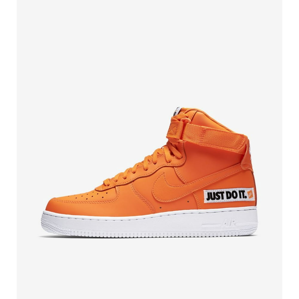 nike air force 1 just do it orange and white