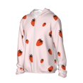 thumbnail image 2 of Fotbe Strawberry Men's Women's UPF 50+ Sun Protection Jacket Hooded Cooling Shirt with Pockets Hiking Outdoor Performance-Large, 2 of 8