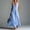 01 Blue, variant on Women's Summer Sleeveless Button Down Cotton Tank Dress Loose A-Line Tiered Tunic Beach Dress