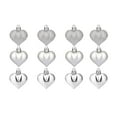 thumbnail image 3 of LingVibe Heart Shaped Ornaments 24-Piece Set, Glitter Valentine's Day Hanging Decor for Party, Gift Topper, Tree, Wedding & Crafts, 1.77 Inches Each,D, 3 of 3