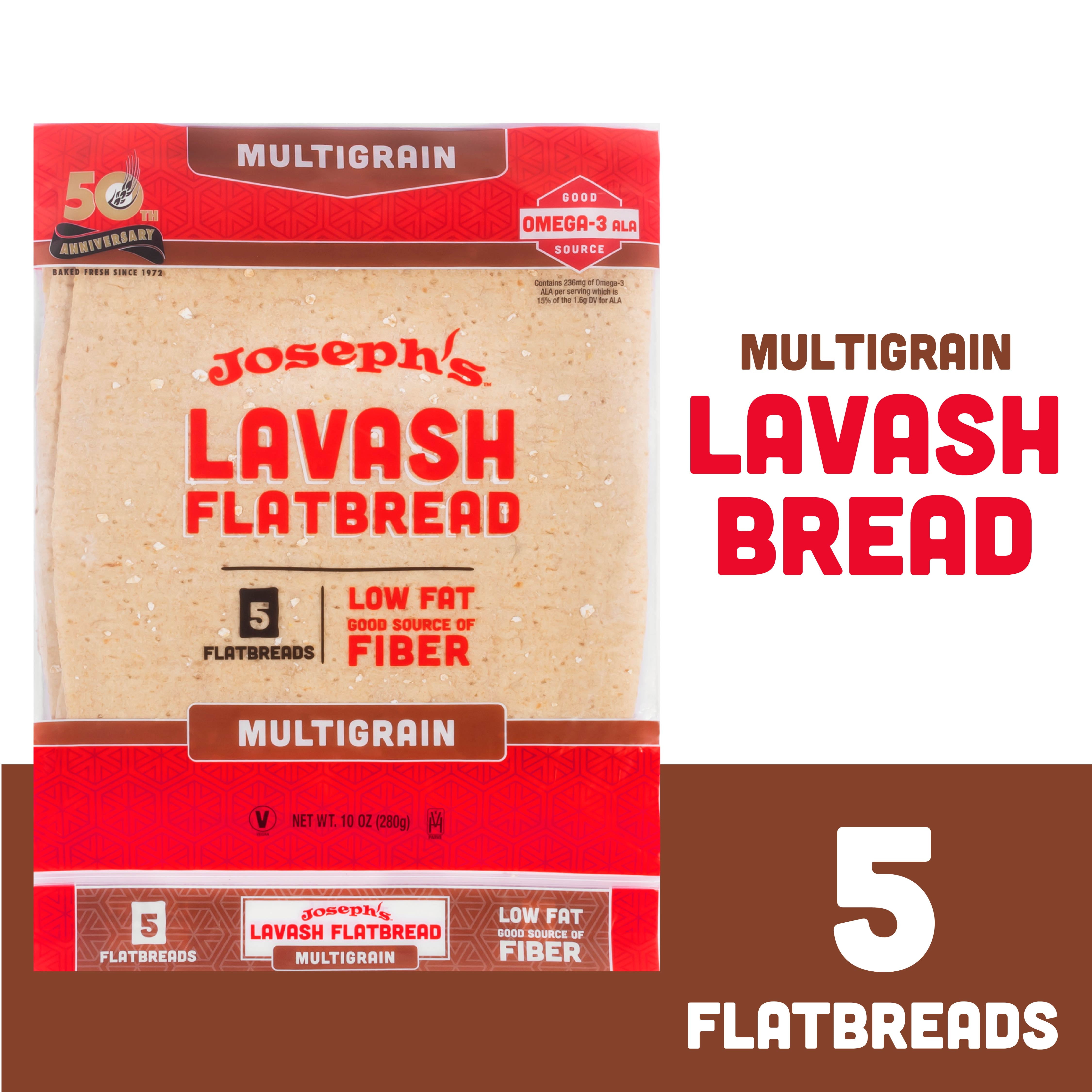 Joseph’s Multigrain Flatbread Lavash, 1 Pack, 5 Count