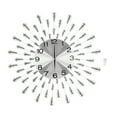 thumbnail image 4 of Large Wall Clocks for Living Room Decor Modern Silent Wall Clock Non-Ticking for Bedroom Kitchen Office Home Decoration Silver Drop Crystal Wall Watch Clocks for Indoor, 4 of 24