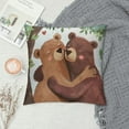 thumbnail image 2 of Qinduosi Pillow Cover - Gifts for 's Day , Cute Bear Pillow Cover , Cartoon 's Day Decor,, 2 of 5