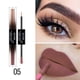 thumbnail image 2 of Brillo de labios con doble sombra de ojos, brillo de labios mate, delineador de ojos perlado, 2 of 3