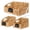 Natural-Water Hyacinth, variant on Pantry Organizers Handwoven Large Wicker Baskets For Shelves Labeled Storage Organizing With Handles - Paper Bins Boho Decorative 3 Pack Black