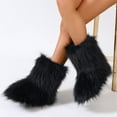 thumbnail image 5 of Women's Snow Boots | Fuzzy Winter Booties with Leg Warmth for Comfortable Outdoor Walking, 5 of 8