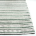 thumbnail image 3 of SAFAVIEH Martha Stewart Cotton Striped Area Rug, Green/Ivory, 8' x 10', 3 of 8