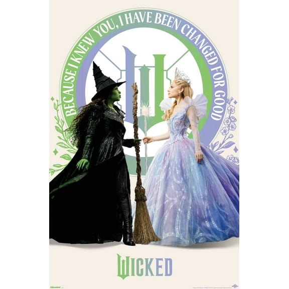 Wicked: For Good (2025) - Because I Knew You Wall Poster, 22.375" x 34"