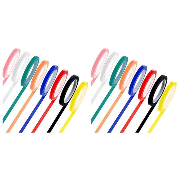 16 Rollos de Cinta de Autoclave de Colores 216 Pies/LX 0,4 Pulgadas/W Cinta de IdentificacióN de Instrumentos Esterilizable en Autoclave 270 Fahrenheit