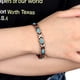 thumbnail image 5 of 1 paquete de pulsera de cobre puro turquesa para mujer, terapia magnética curativa, alivio del dolor de artritis, túnel carpiano, pulsera ajustable para mujer (turquesa azul), 5 of 5