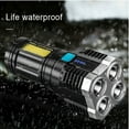 thumbnail image 5 of FUTATA 4 Heads Super Bright LED Searchlight, Rechargeable Spotlight Torch, 100000LM Rechargeable Torch, 5 of 8