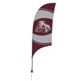 thumbnail image 1 of Showdown Displays 810028MSST-003 7.5 ft. Mississippi State Bulldogs Razor Feather NCAA Flag with Spike Base - No.003, 1 of 1