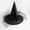 Black, variant on KIHOUT Witch Hat Lace Mask Halloween Polyester
