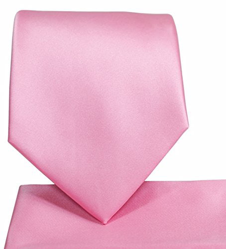 Shiny Hot Pink Tie>Classic 3.3" = 8cm OR Skinny 2.5" = 6cm-OR Hankie Only OR Set 