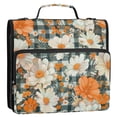 thumbnail image 5 of FORMRS Zipper Binder with Shoulder Strap 2-inch Ring 500 Sheet Capacity File Bag, Sunny Blooms, 5 of 5