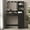 Black, variant on Spaco 53" Vanity Desk with Mirror & Light, Large Drawer Three Level Storage Dresser, 3 Lighting Modes Adjustable Brightness, Bedroom Dressing Table, Black